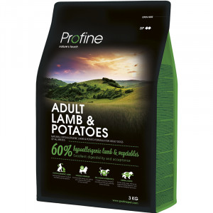 ПР0022633 Корм для собак ягненок сух. 3кг PROFINE