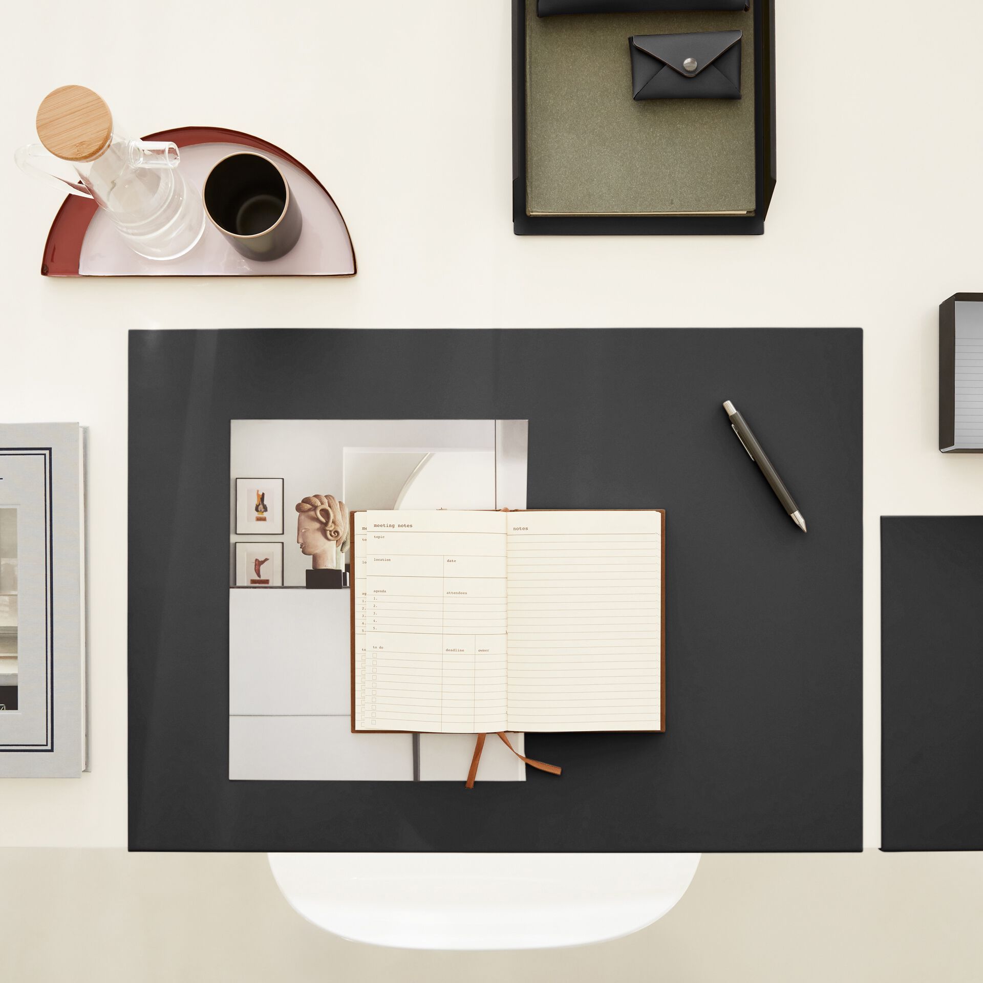 Набор столов из стали и кожи EGLOOH Муар ARCH-00105576 - Вид №11