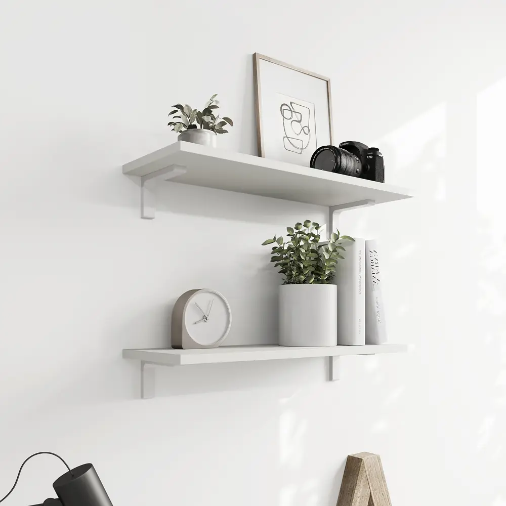 Настенная полка Santreyd Белый лед 60x20 см для стильного интерьера 89392610 STLM-1433728 - Вид №3