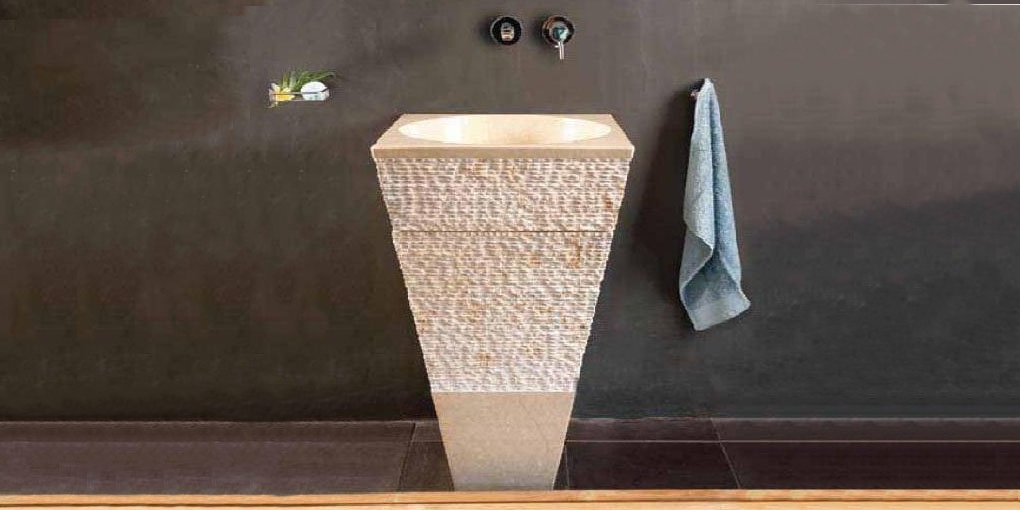 CRL141 Напольная раковина стоящая квадратная BATi BALi  - Вид №1