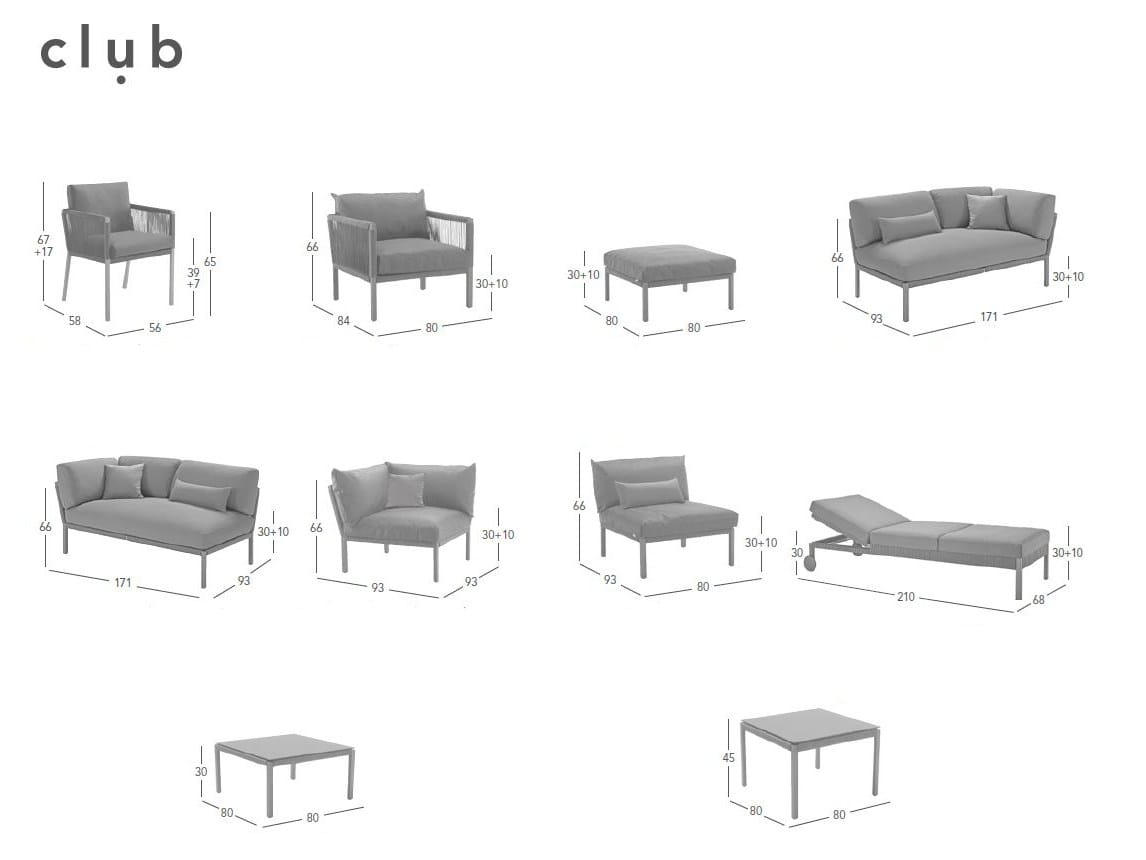 Стеклянный квадратный садовый столик solpuri клуб ARCH-00125983 - Вид №4