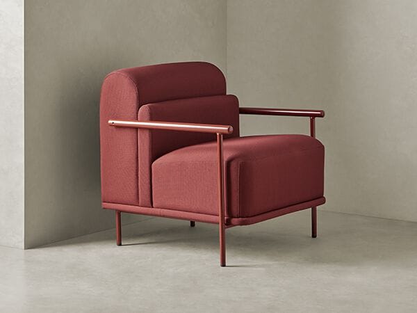 Тканевое кресло с подлокотниками Mobboli Mont Blanc ARCH-00045772