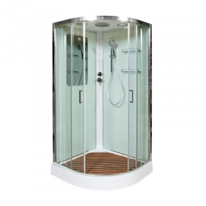 L 890 N без крыши BLACK Душевая кабина DETO Серия L