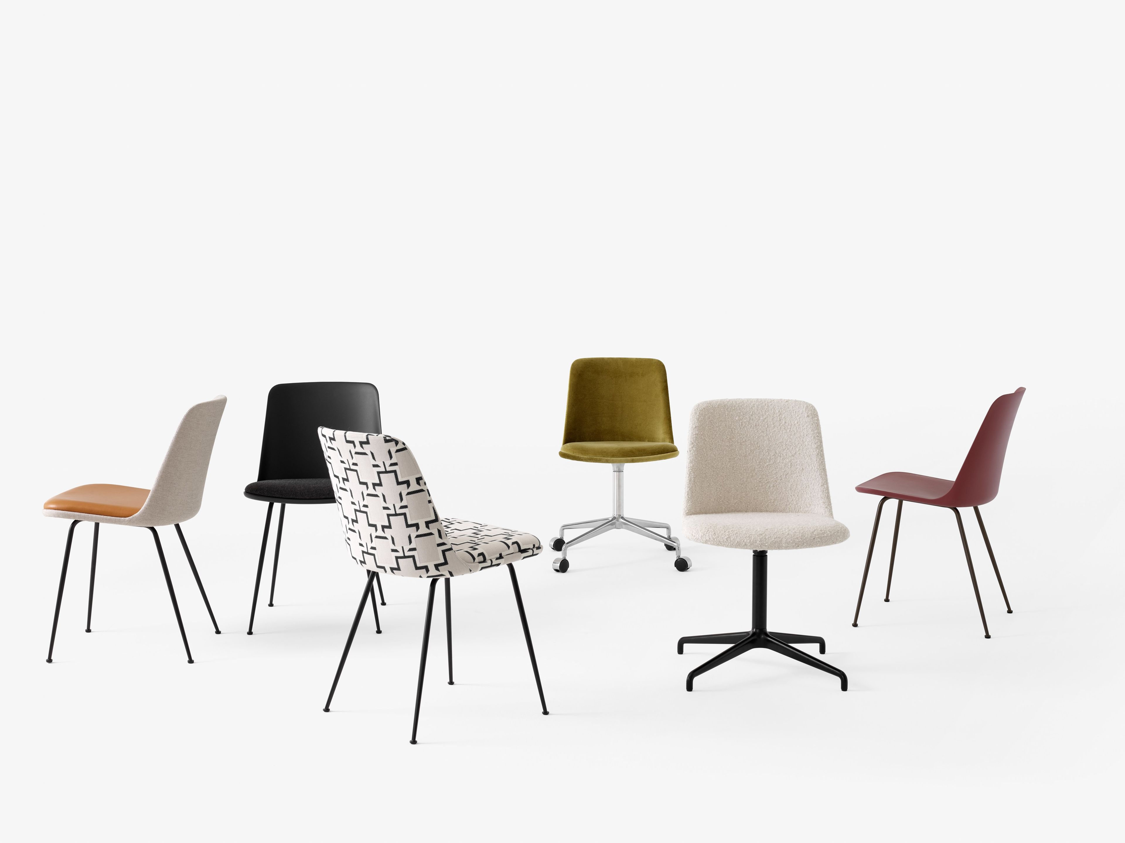 Вращающееся офисное кресло из полипропилена с 4 спицами &Tradition Rely ARCH-00118594 - Вид №4