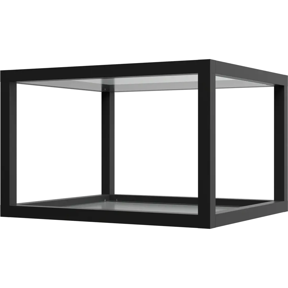 Полка-каркас для кухни 25.6x35x40 см алюминий/стекло 82441024 STLM-2067597 DELINIA  - Вид №4