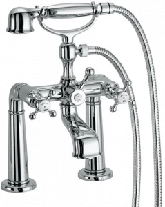 Fir Italia Смеситель для ванны с ручным душем на 2 отверстия Melrose 22 2247832