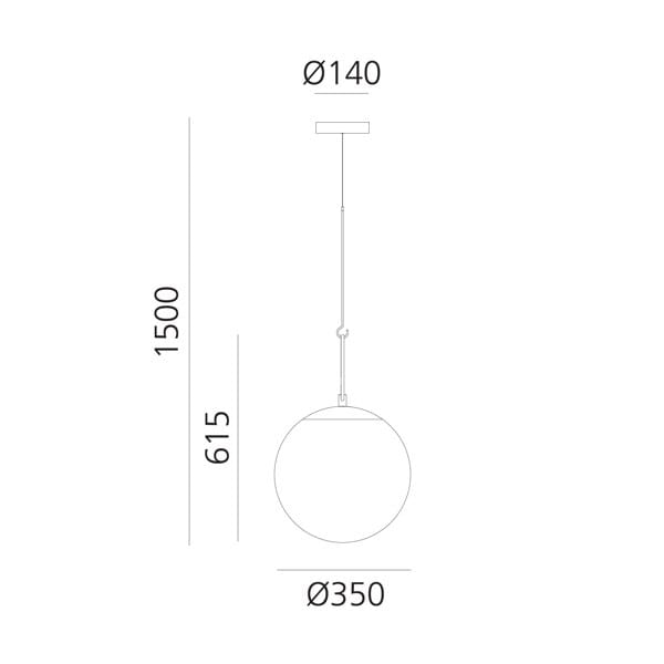 Выдувное стекло светодиодный подвесной светильник Artemide nh ARCH-00100383 - Вид №6