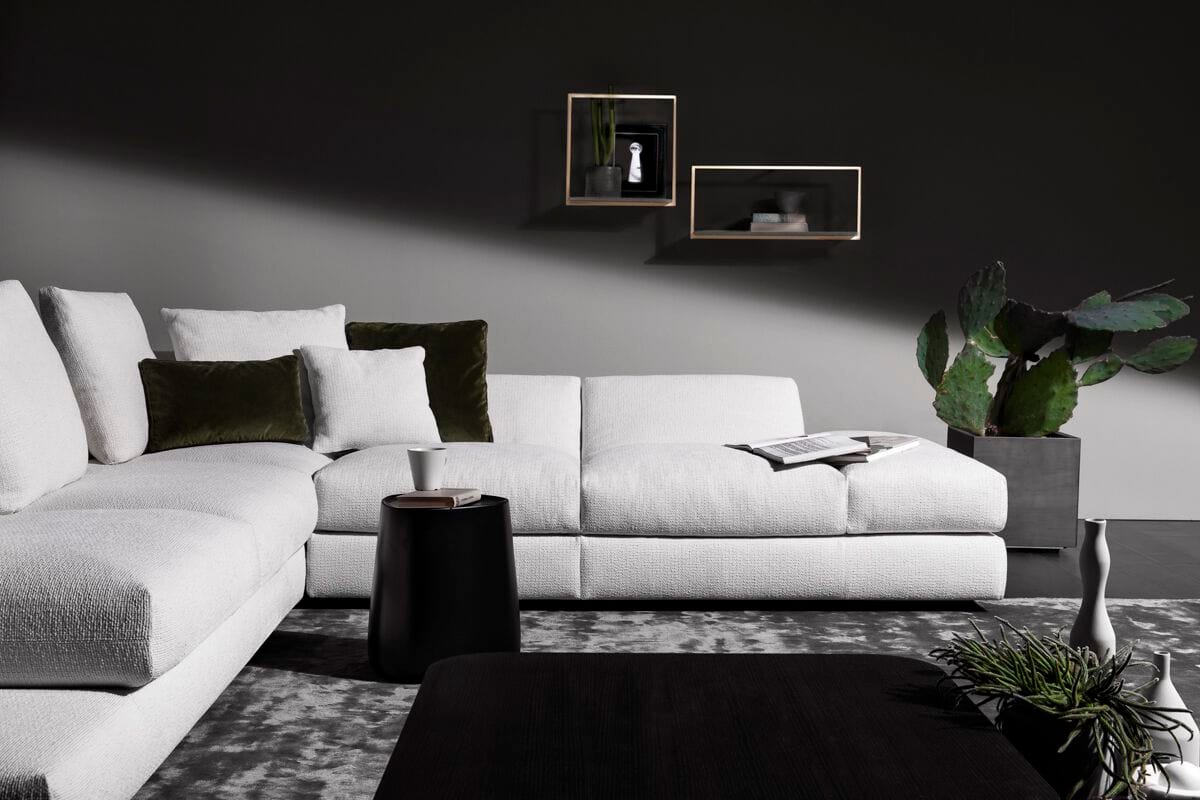 Секционный диван из кожи или ткани Vibieffe 845 EVO ARCH-00055152 - Вид №3