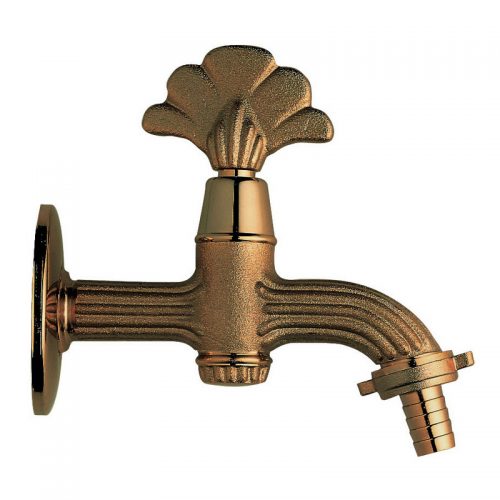 005/PN-BR Idral Художественный кран для фонтанов со штуцером для шланга. Матовая бронзовая отделка 
