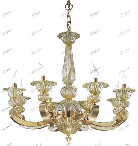 Possoni Illuminazione Люстра из чистого золота с хрусталем Amy 267/8
