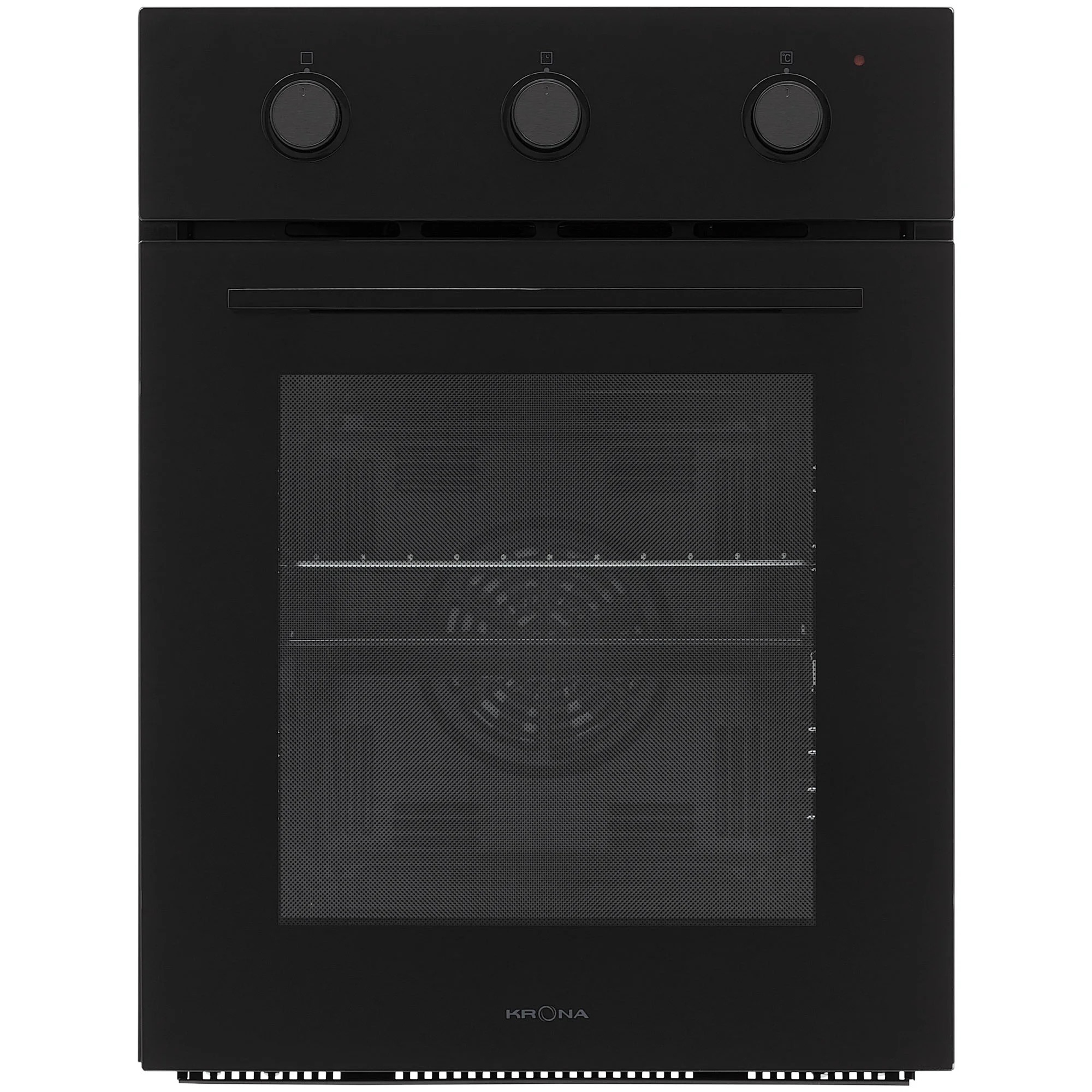 9138442 Электрический духовой шкаф KRONA LYRA 45 BL/BL черный KRONA1 STDN-0094177