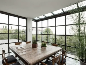 Jansen Поворотно-поворотное окно с терморазрывом