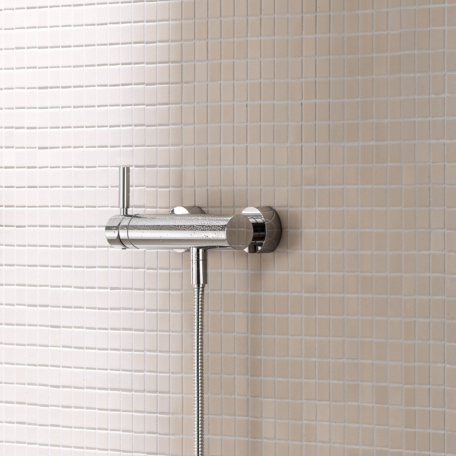 МЕТА Смеситель для душа однорычажный настенный - Светлое золото DornBracht 33300660-26 - Вид №1