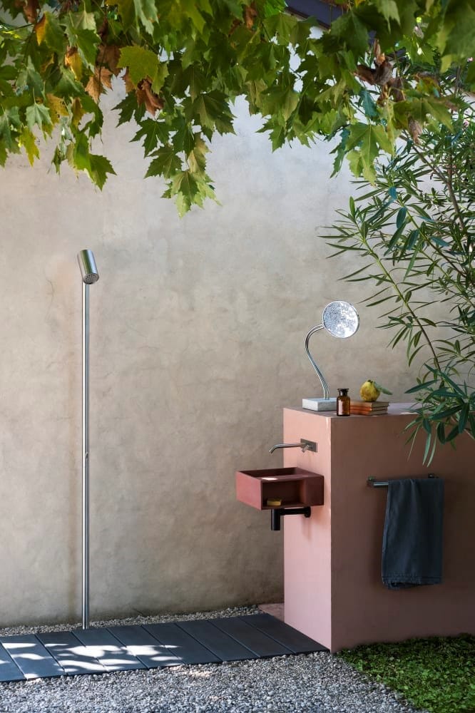 Открытый душ из нержавеющей стали Agape SQUARE ARCH-00040734 - Вид №2