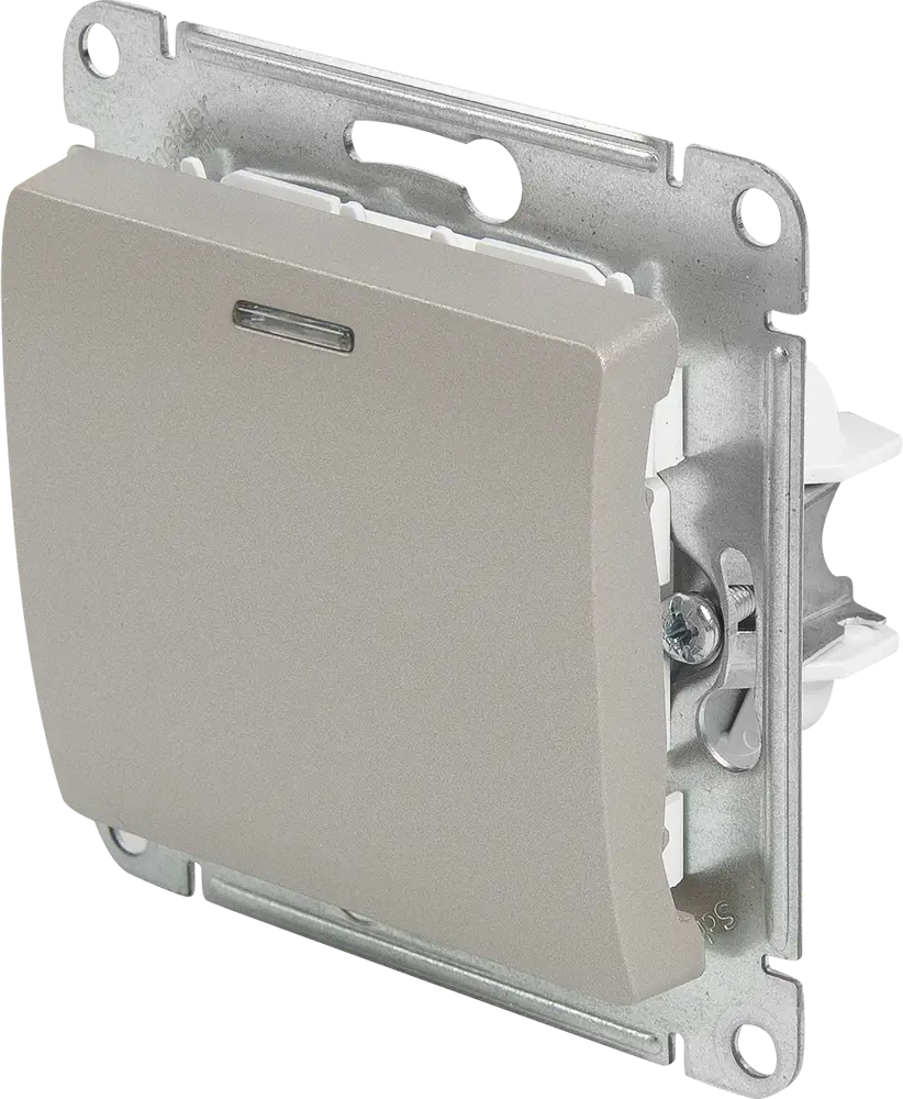 Schneider Electric Glossa — встраиваемый выключатель с подсветкой 84730752