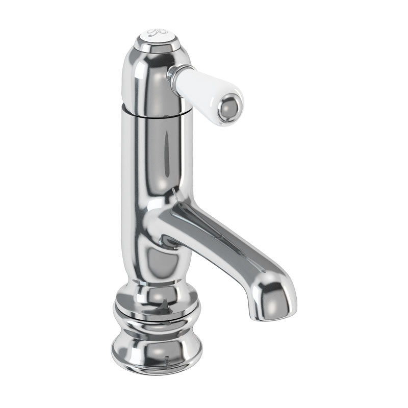 Burlington Chelsea Regent Straight Basin Mono Tap без всплывающих отходов с акцентом Медичи CHR19 MED 