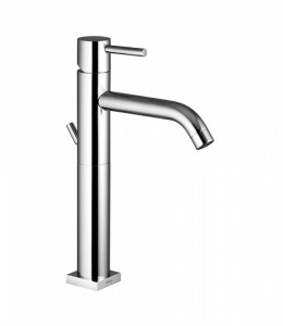 52520 / PR Смеситель для раковины с длинным изливом, 150 мм. удлинитель и выдвижной слив 1,1 / 4 дюйма. Bongio T Square