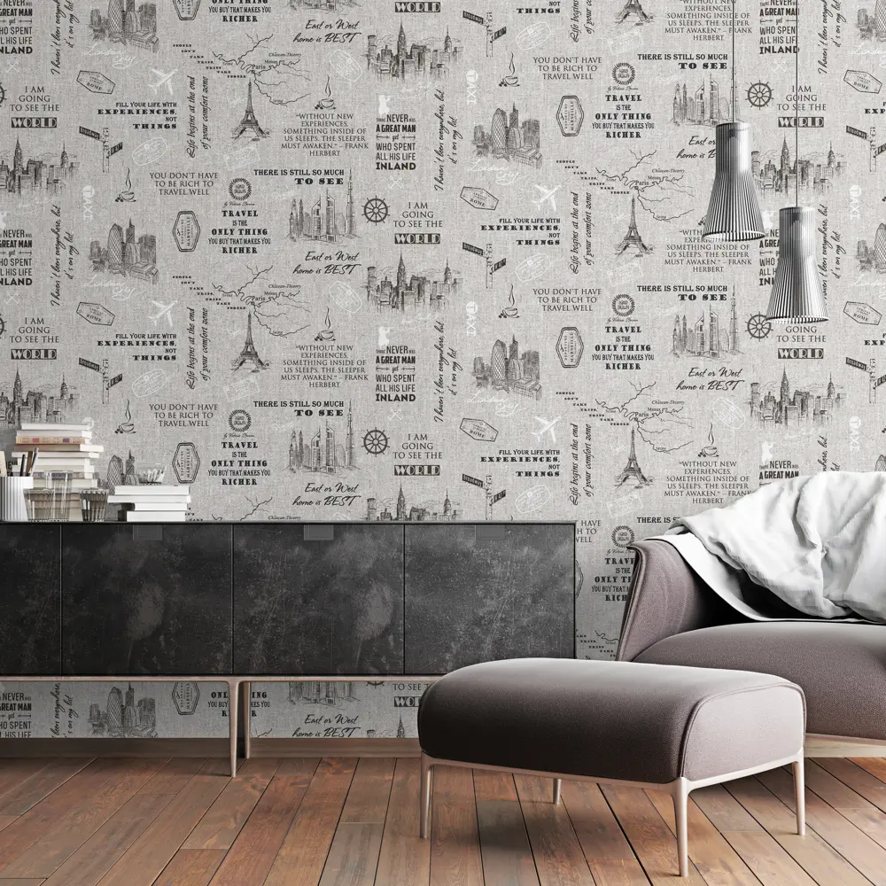 Обои Discovery VS984077, флизелиновые, 1.06х10 м Victoria Stenova STLM-2095700 - Вид №2