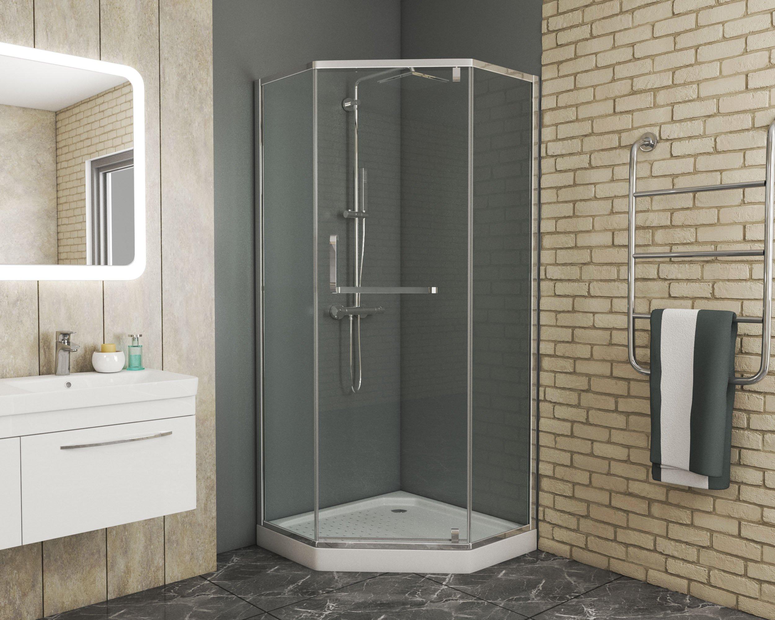 Душевое ограждение GROSSMAN PR-90SD (90x90x200)  - Вид №1