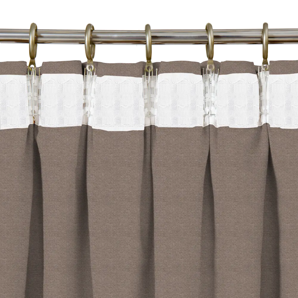 Штора на ленте Inspire Kanet 160x280 см цвет коричневый 83562115 STLM-2080027  - Вид №3