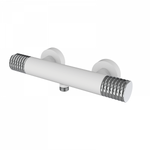 75310751 PREMIUM Белый термостатический душ Белый-Хром GRB MIXERS