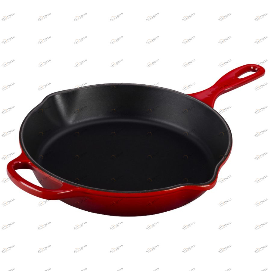 Сковорода чугунная глубокая Le Creuset, 26 см, вишневая 20187260600422