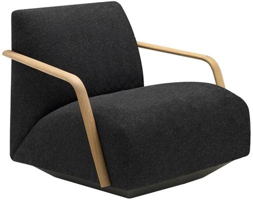 Andreu World Кресло из ткани с подлокотниками Manfred Sf2095 - Вид №1