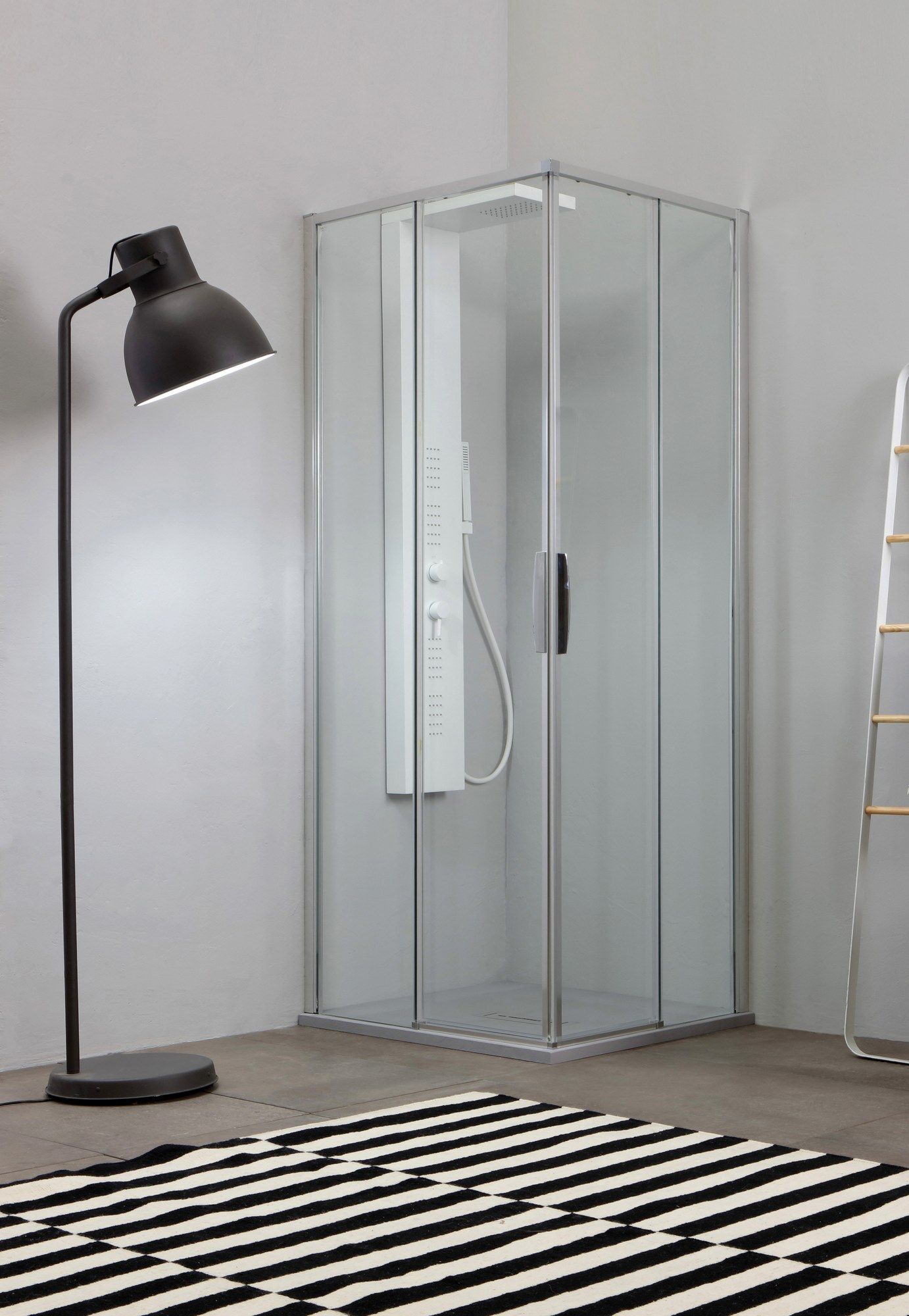 Угловая душевая кабина с раздвижной дверью Kinedo GL8 ARCH-00134202 - Вид №1