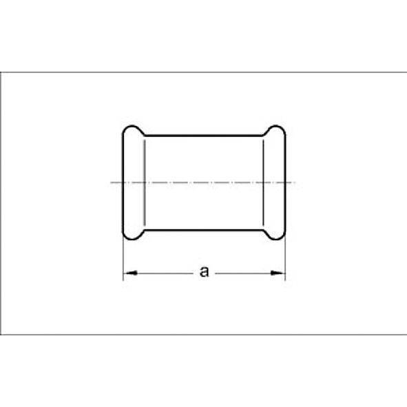124270S35 SANHA 24270S SANHA-Therm муфта ВПр-ВПр, подвижная 35 мм  - Вид №1