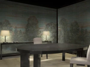 Jannelli&Volpi Флизелиновые обои с пейзажами Armani casa wallcoverings - precious fibers 1
