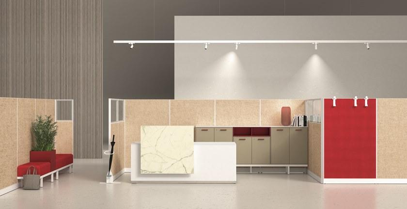 Bralco Отдельностоящая офисная перегородка из алюминия и стекла Kubick sun-id-1377515 - Вид №5