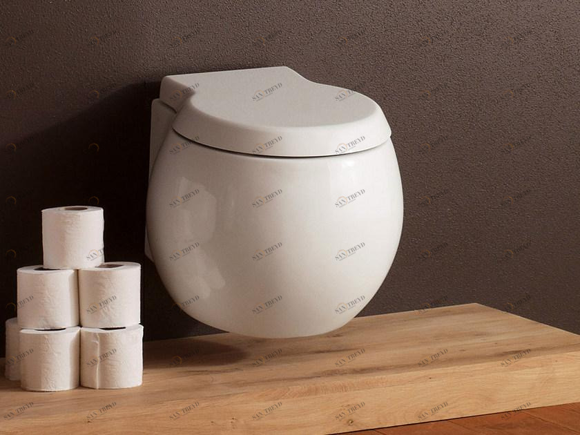 8105 Подвесной унитаз настенный Белый Scarabeo Ceramiche Planet Италия