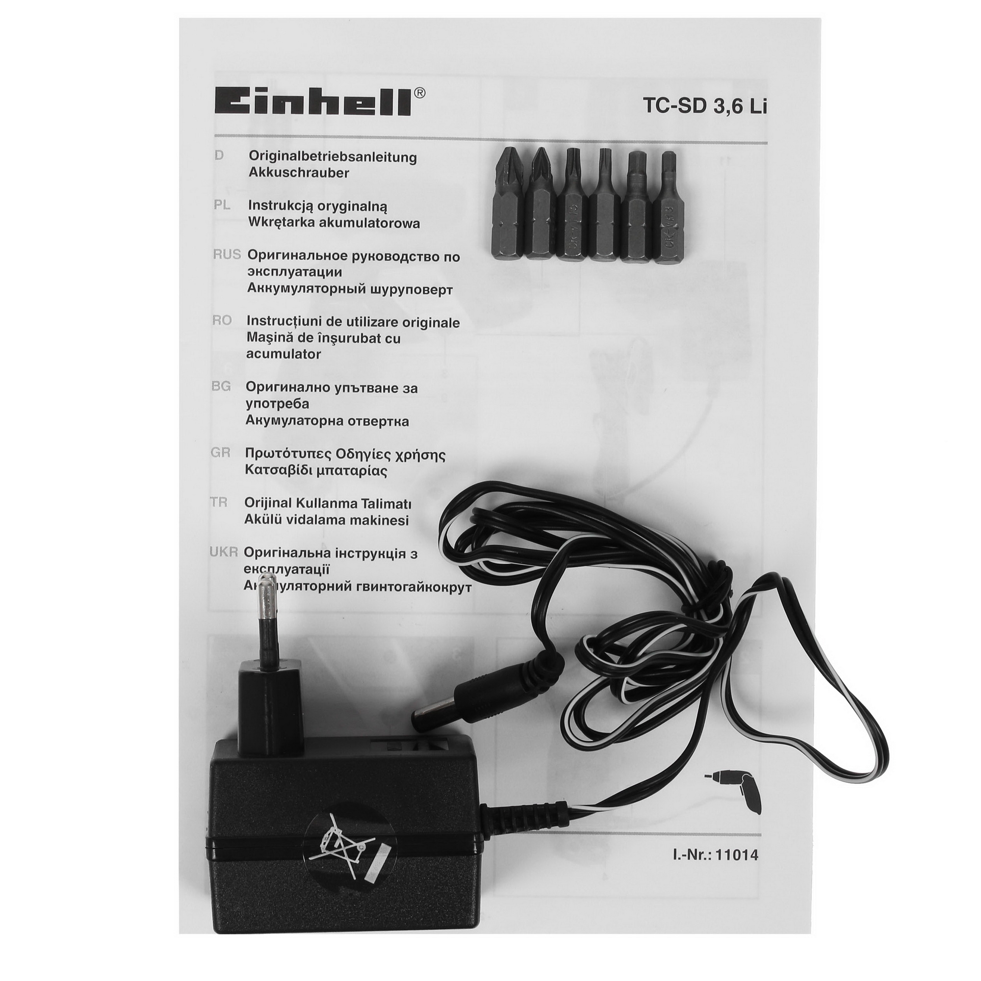 Аккумуляторная отвертка Einhell TC-SD 3.6 Li 7999266 STDN-0040760 - Вид №5