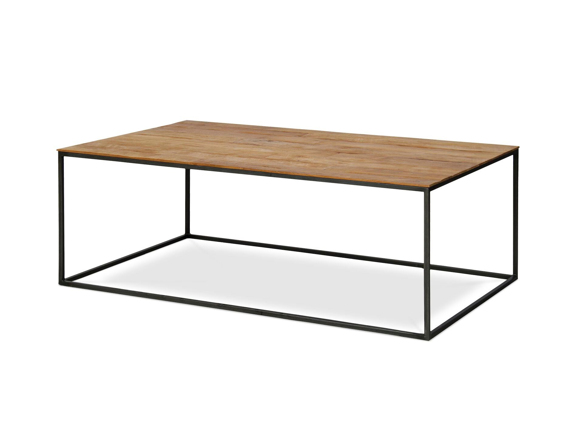 Низкий прямоугольный журнальный столик из стали и дерева Pilma Cute ARCH-00120787 - Вид №2