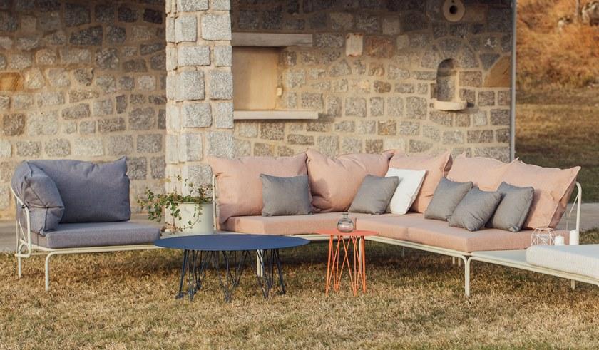 Garda Furniture Низкий круглый журнальный столик из стали с порошковым покрытием Ataman Ga05xl - Вид №3