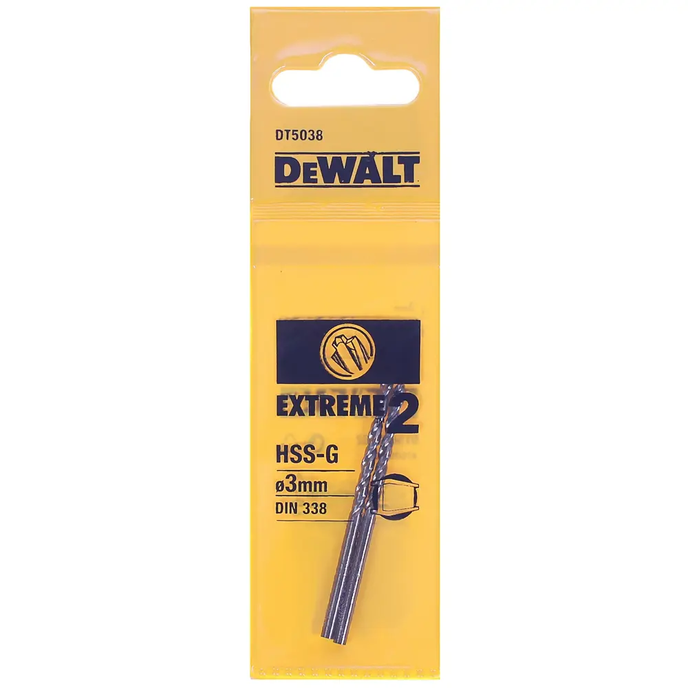 Сверло по металлу HSS-G 3х61 мм DeWalt Extreme 2 DT5038 81970413 STLM-2073190  - Вид №2