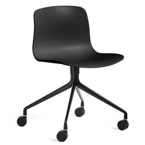 Стул AAC14, черный с черным основанием