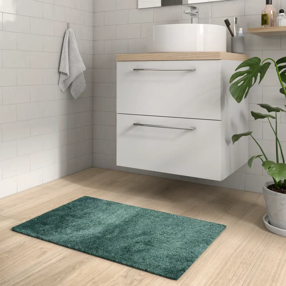 Коврик для ванной Sensea Neo Glamour 80x50 см цвет лагуна 82263415 STLM-2121548 Merci - Вид №7
