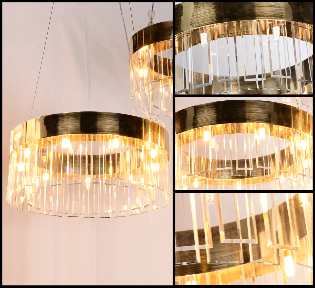 Подвесной светильник BRCH9071-60 от Delight Collection DELIGHT COLLECTION ДИЗАЙНЕРСКИЕ 243850 Прозрачный;золото  - Вид №1