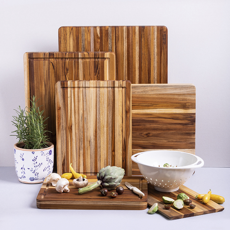 TH110 Набор раздвижной из 2 разделочных досок traditional 41x31 см TEAKHAUS  - Вид №3