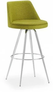 B&T Design Табурет из ткани с подставкой для ног