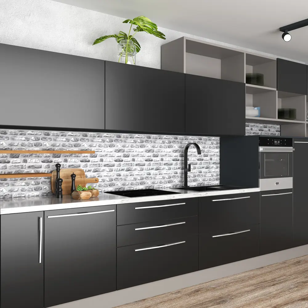 Листовая панель ПВХ Мергель серый 480x480x3 мм 0.22 м² 85345941 STLM-2072849 GRACE  - Вид №1