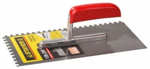 Гладилка стальная 130х280мм зуб 8х8 серия MASTER с деревянной ручкой Stayer