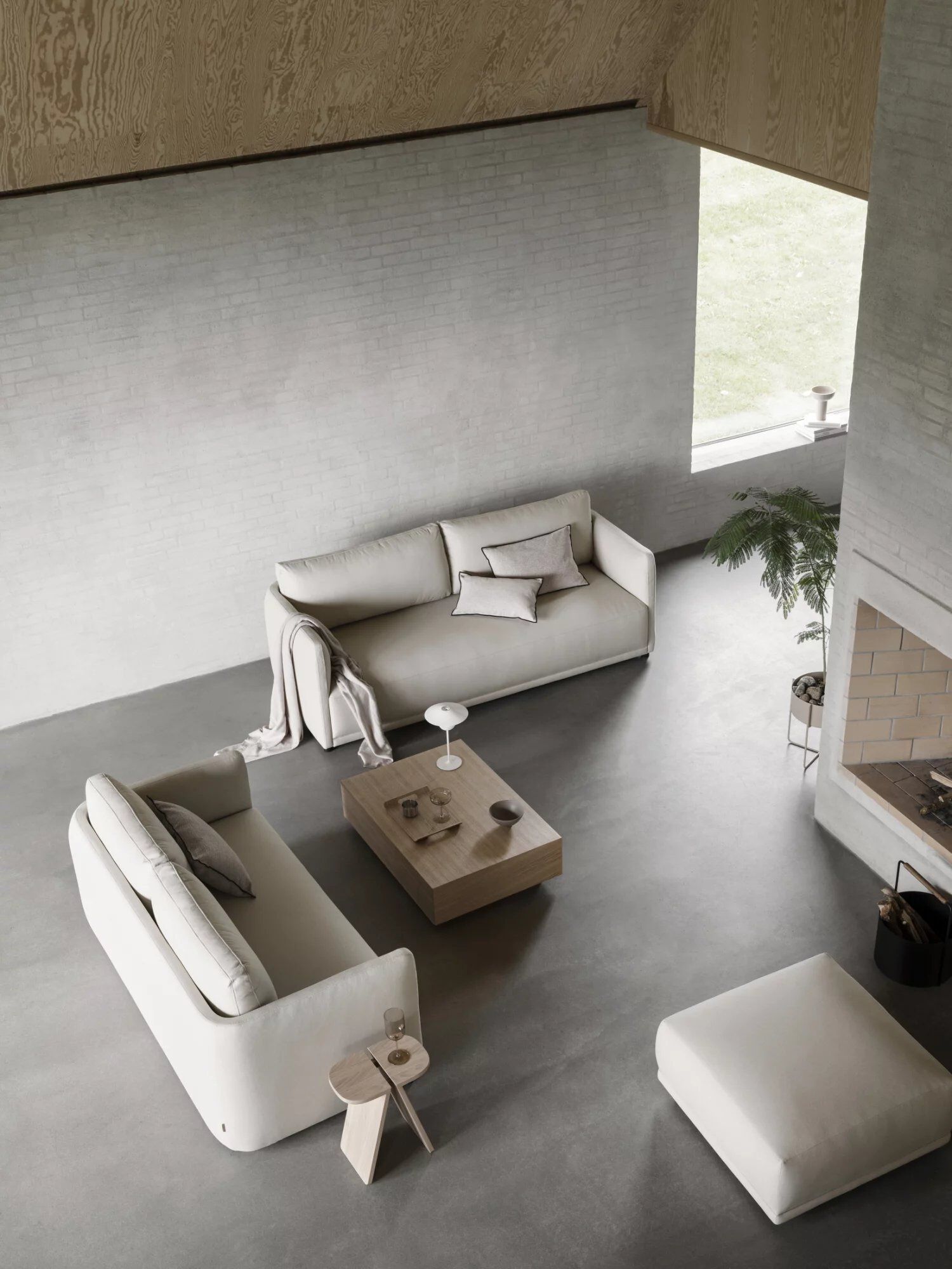 Круглая стальная плантатор с порошковым покрытием blomus Kena ARCH-00036330 - Вид №7