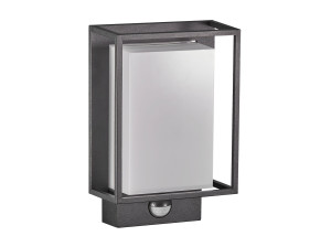 Алюминиевый и пластиковый наружный настенный светильник