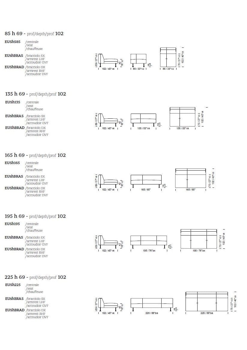 3-местный тканевый диван Borzalino Шифу ARCH-00061434 - Вид №6