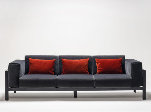 3-местный тканевый диван