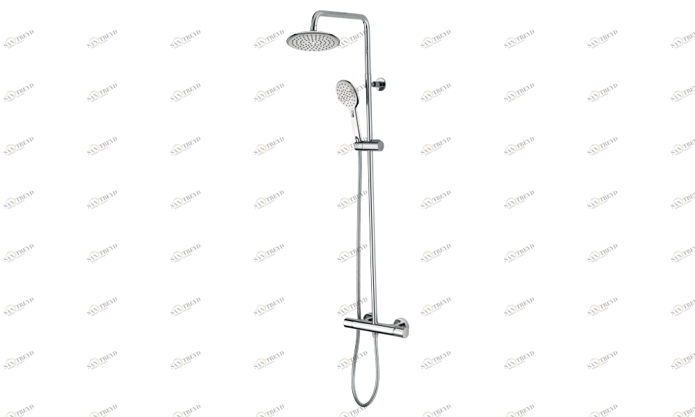 L10022 Душевая колонна AGUA Ø 210 mm - Monocomando BOSSINI 