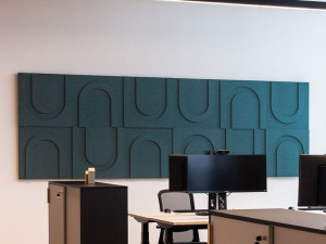 Рециркулированная акустическая панель любимчика стены