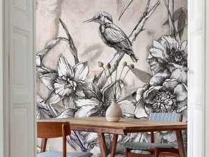 Восточные обои ПВХ бесплатно, экологически чистые, моющиеся